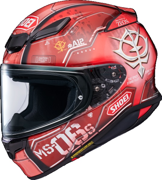 Shoei NXR 2 Char´s Zaku II TC-1 Hjälm Röd