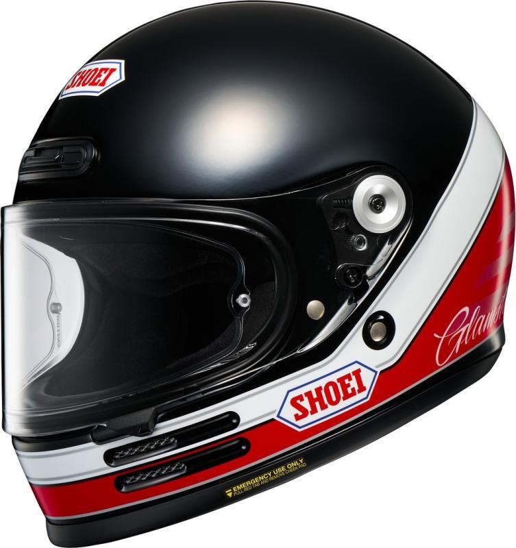 Shoei Glamster 06 Abiding TC-1 Hjälm Svart/Vit/Röd