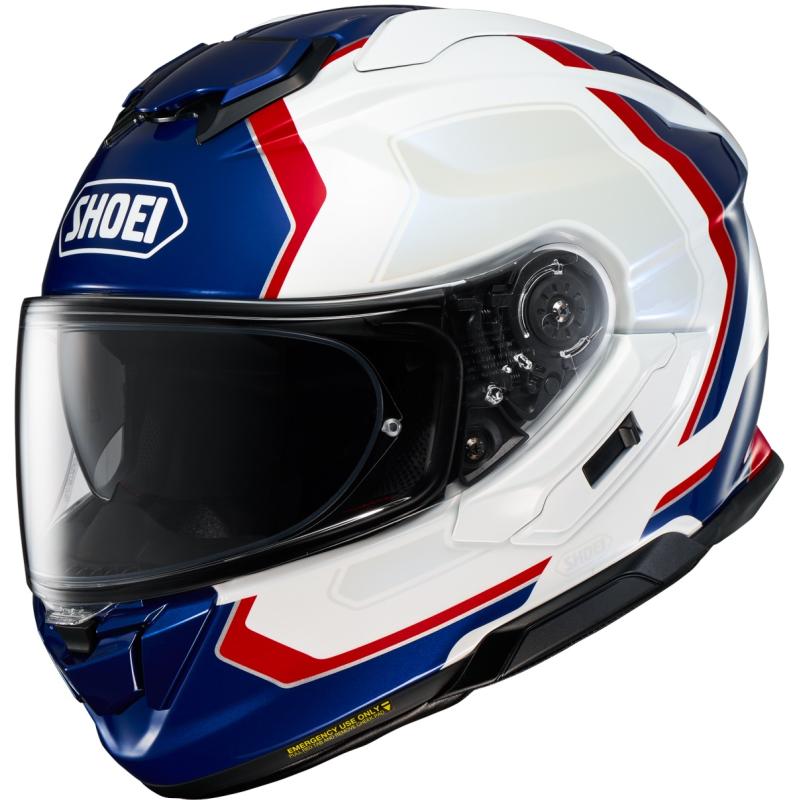 Shoei GT-Air3 Realm TC-10 Hjälm Vit/Blå/Röd