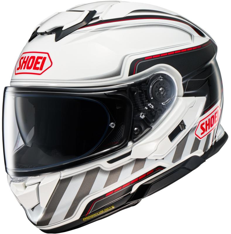 Shoei GT-Air3 Discipline TC-6 Hjälm Vit/Röd