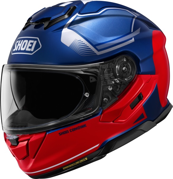 Shoei GT-Air3 Mike TC-2 Hjälm Blå/Röd