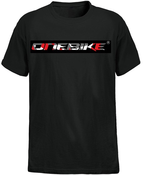 OneBike Camo T-shirt Svart/Vit/Röd