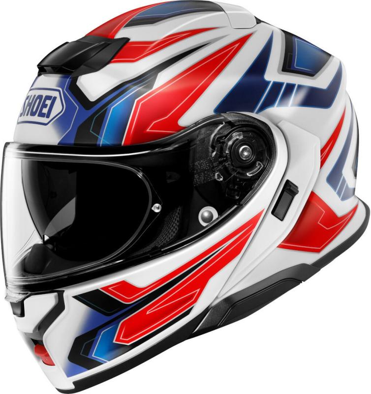 Shoei Neotec3 Anthem TC-10 Hjälm Vit/Blå/Röd