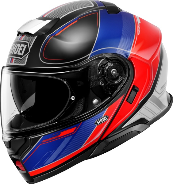 Shoei Neotec3 Sharpen TC-10 Hjälm Svart/Blå/Röd