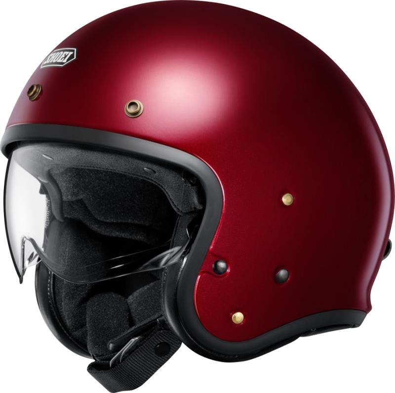 Shoei J.O2 Hjälm Granatröd