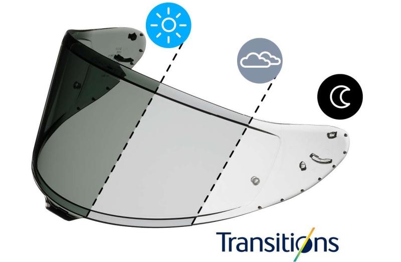 Shoei CWR-F2PN Visir Photochromic