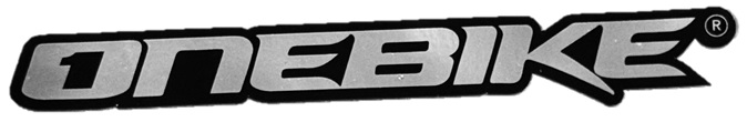 OneBike Stickers Krom 16cm