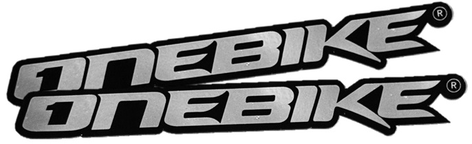 OneBike Stickers Krom 16cm 2st