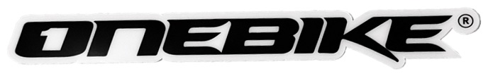 OneBike Stickers Svart 16cm