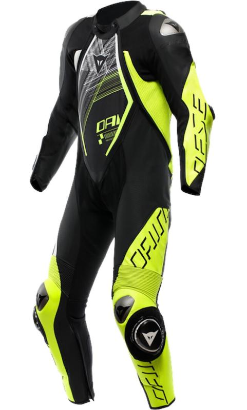 Dainese Audax D-Zip Helställ Svart/Vit/Fluo-Gul