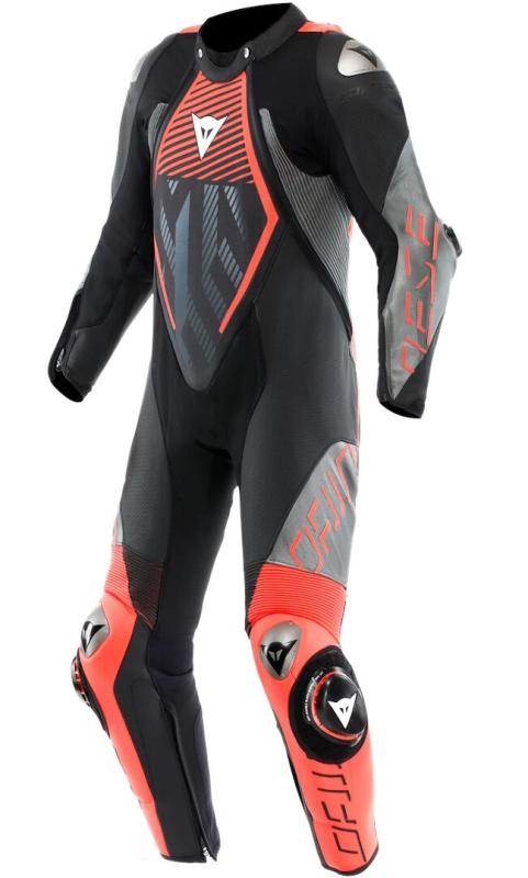 Dainese Audax D-Zip Helställ Svart/Grå/Röd