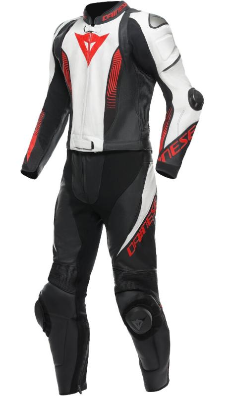 Dainese Laguna Seca 5 2-Delat Skinnställ Svart/Vit/Röd