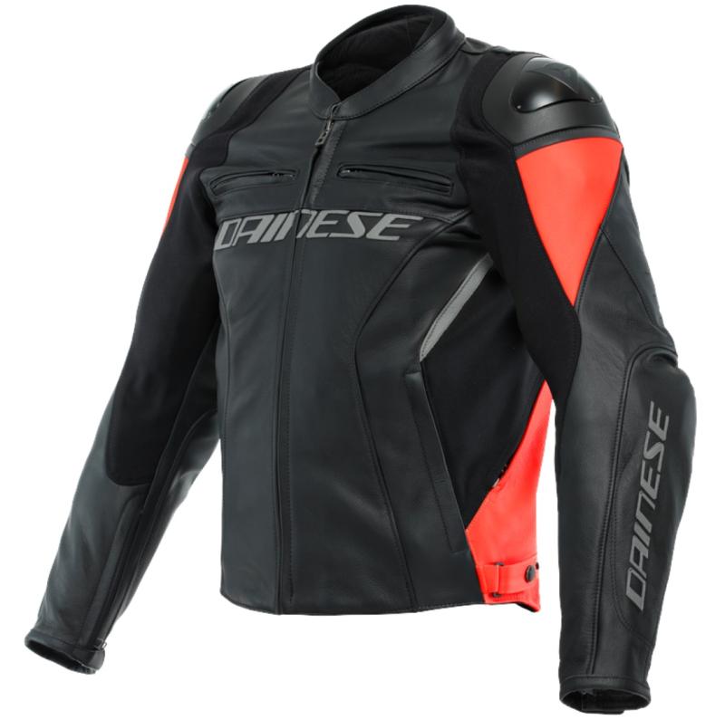 Dainese Racing 4 Skinnjacka Svart/Röd