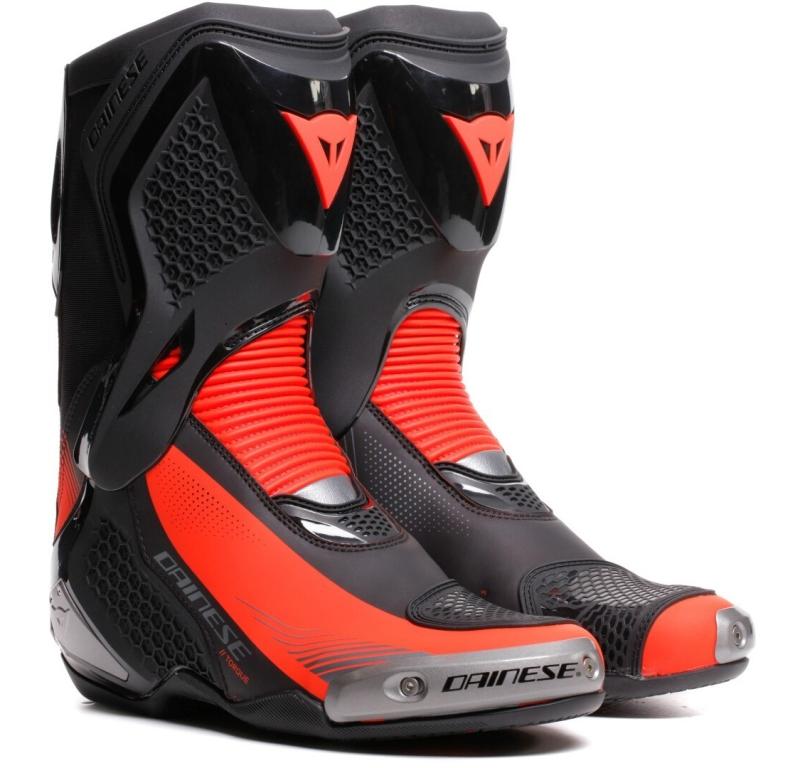 Dainese Torque 4 Stövel Svart/Fluo-Röd