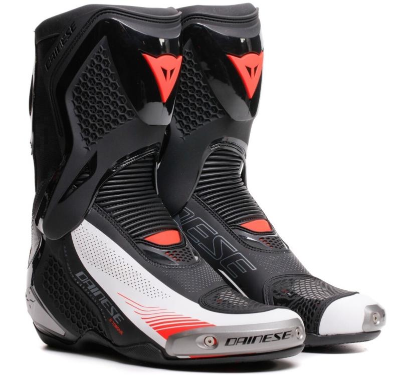 Dainese Torque 4 Air Stövel Svart/Vit/Fluo-Röd