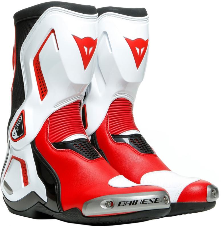 Dainese Torque 3 Out Stövel Vit/Röd