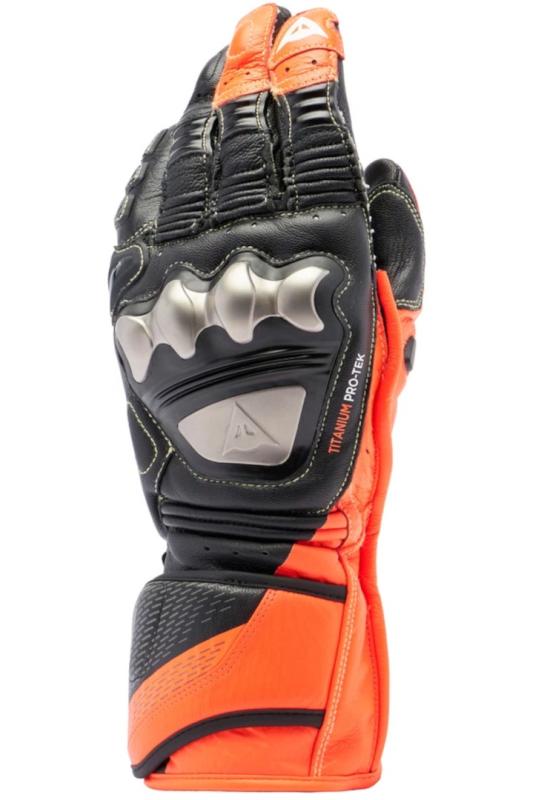 Dainese Full Metal 7 Handske Svart/Fluo-Röd