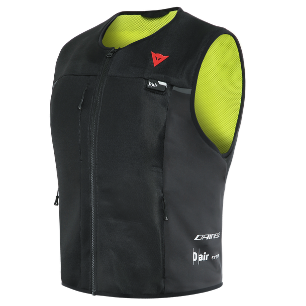 Dainese Smart Jacket D-air® Airbag Väst Svart/Fluo-Gul