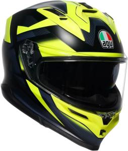 AGV K7 Glimpse Hjälm Mattsvart/Fluo-Gul