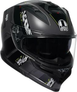 AGV K7 Kyber Hjälm Mattgrå/Fluo-Gul