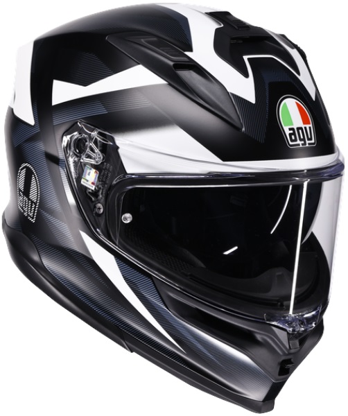 AGV K7 Glimpse Hjälm Mattsvart/Vit