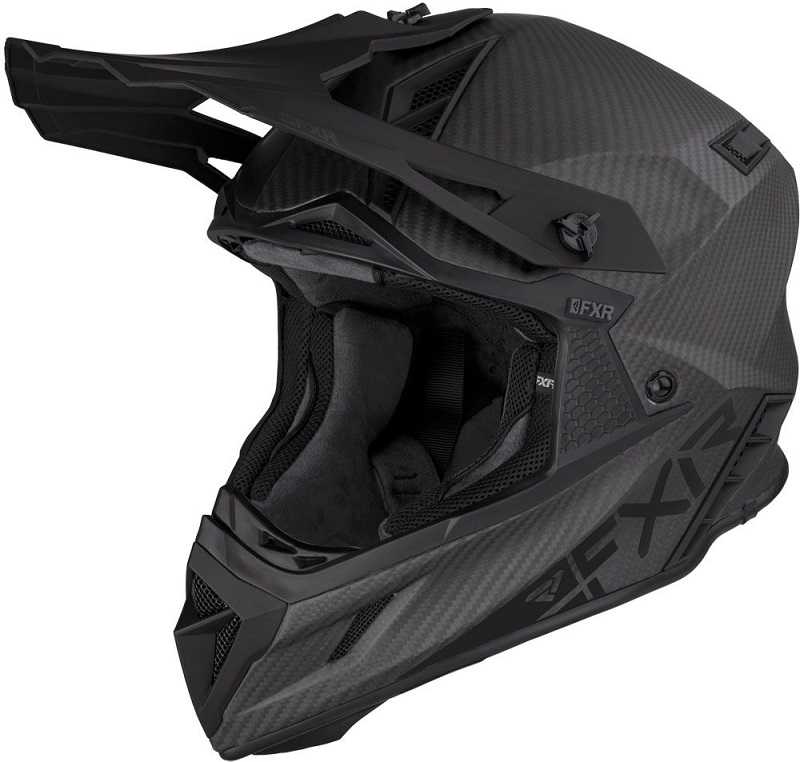 FXR Helium Carbon Hjälm Svart