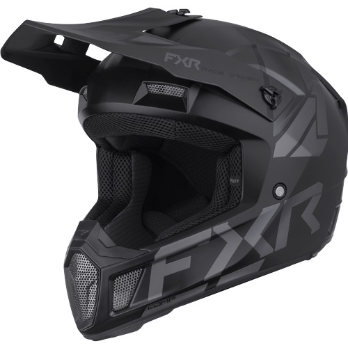FXR Clutch Comp Hjälm Svart/Svart