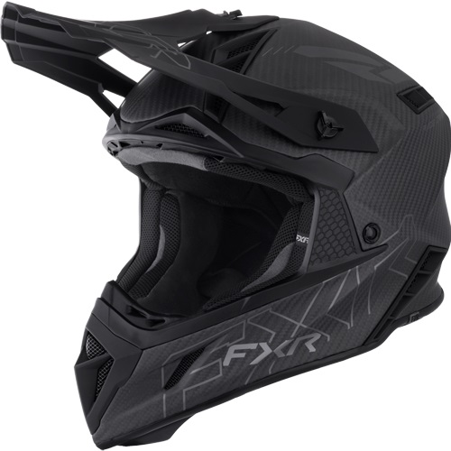 FXR Helium Carbon Fidlock Hjälm Svart