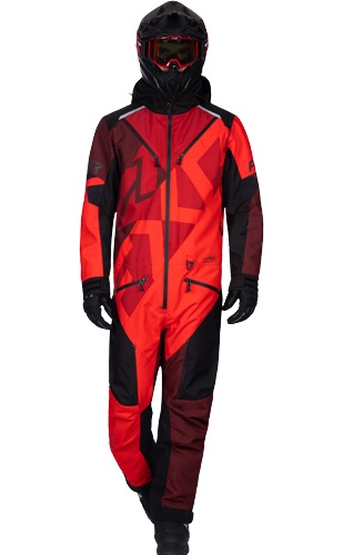 FXR Cold Cross CX Lite Monosuit Röd/Svart