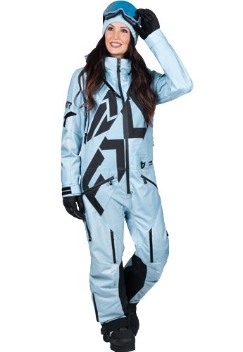 FXR Cold Cross CX F.A.S.T (Fodrad) DAM Monosuit Blå/Svart