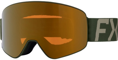 FXR Ridge Glasögon Grön/Guldspegel Lins