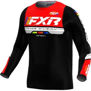 FXR Apex Barn Crosströja Svart/Röd