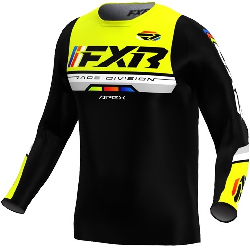 FXR Apex Barn Crosströja Svart/Gul