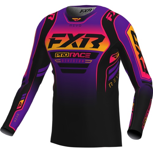 FXR Revo Twilight Barn Crosströja Svart/Lila
