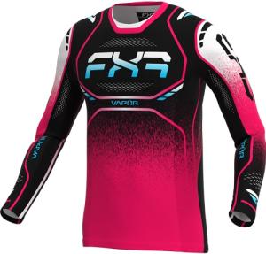 FXR Vapor Burst Crosströja Rosa/Svart/Vit