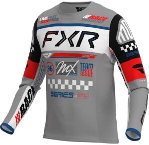 FXR Podium Gladiator Crosströja Grå/Vit