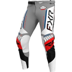 FXR Podium Gladiator Crossbyxor Grå/Vit