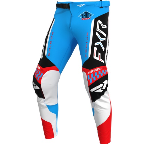 FXR Podium Gladiator Crossbyxor Blå/Röd/Vit