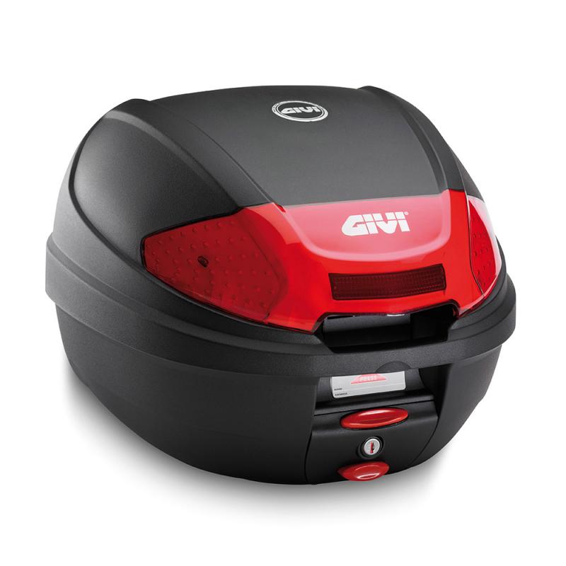 Givi E300N2 monolock Toppbox Svart/Röd