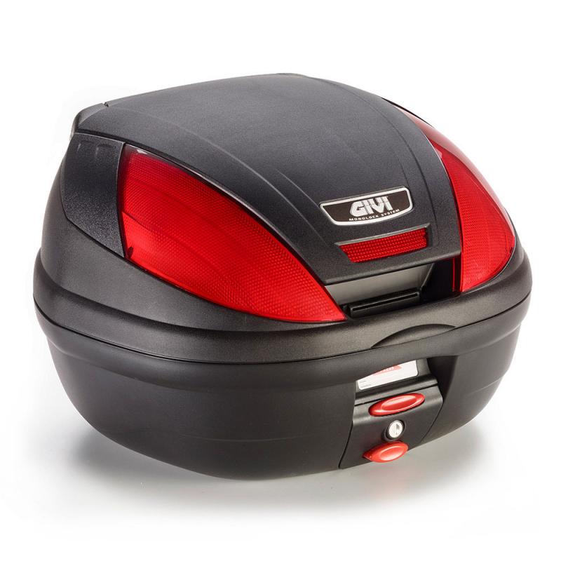 Givi E370 monolock Toppbox Svart/Röd