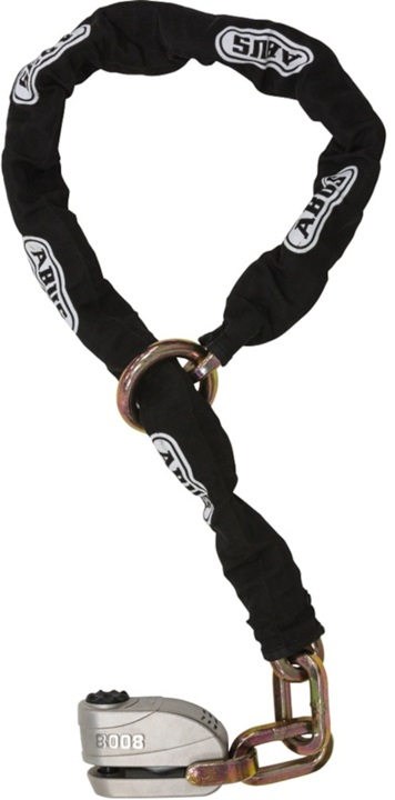 ABUS Granit Detecto X-Plus 8008/12KS120 black loop Bromsskivelås & Kätting