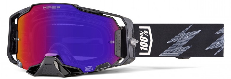 100% Armega Hiper Crossglasögon Crenshaw Lilaspegel Siktskiva