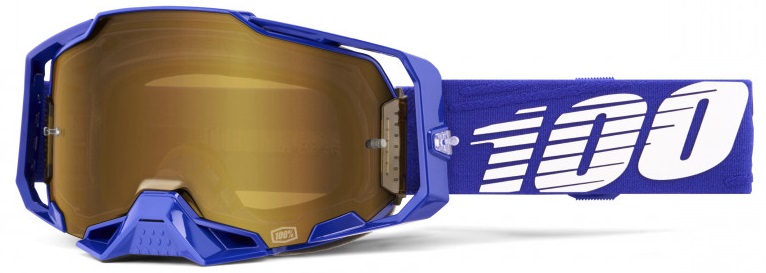 100% Armega Klein Crossglasögon Guldspegel Siktskiva