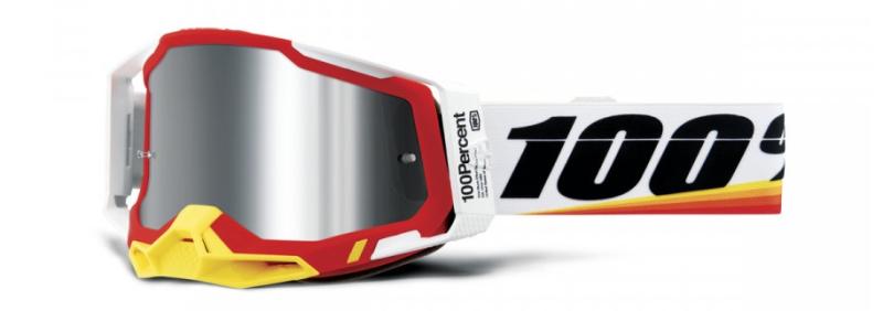 100% Racecraft 2 Arsham Crossglasögon Silverspgel Siktskiva