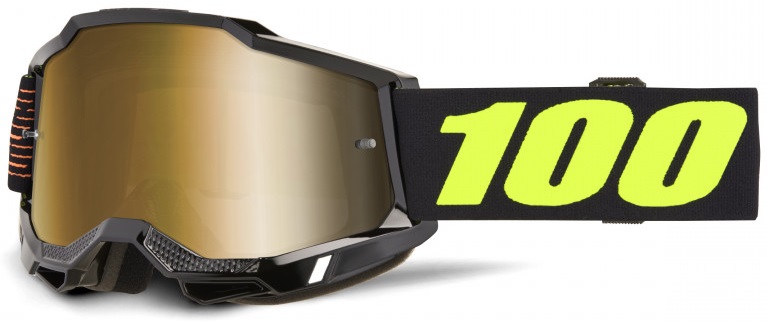 100% Accuri 2 Fairbanks Crossglasögon Guldspegel Siktskiva