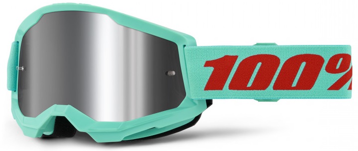 100% Strata 2 Maupiti Crossglasögon, Silverspegel Siktskiva