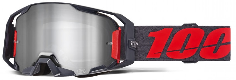 100% Armatic Turo Crossglasögon Silverspegel Siktskiva