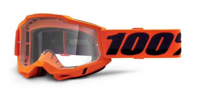 100% Accuri 2 Crossglasögon Orange, Klar Siktskiva
