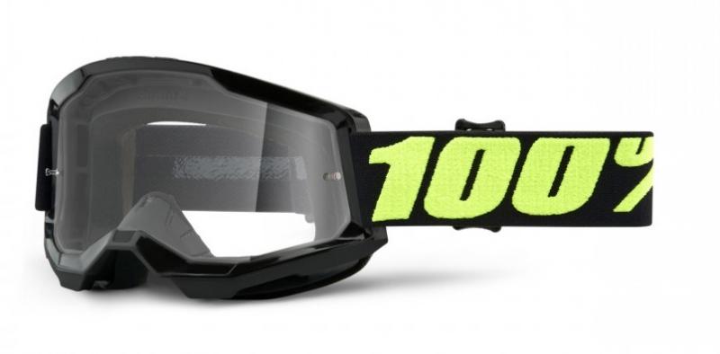 100% Strata 2 Solar Eclipse Crossglasögon, Klar Siktskiva