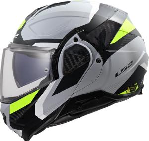 LS2 FF910 Advant II Triple Hjälm Grå/Neon-Gul